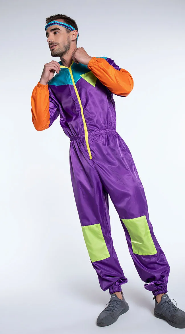 Men's Awesome 80s Ski Suit Costume