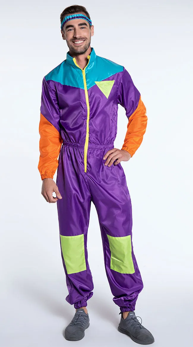 Men's Awesome 80s Ski Suit Costume