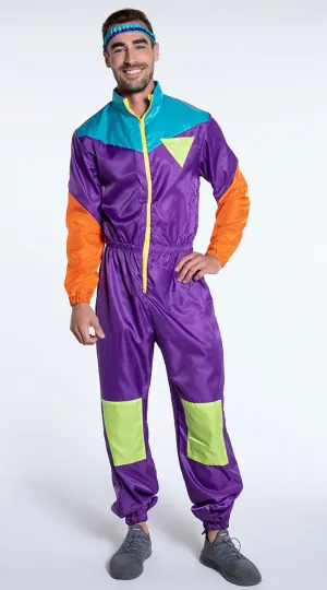 Men's Awesome 80s Ski Suit Costume