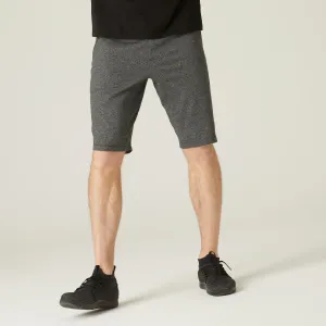 Men's shorts - 500 dark gray DOMYOS, dark gray