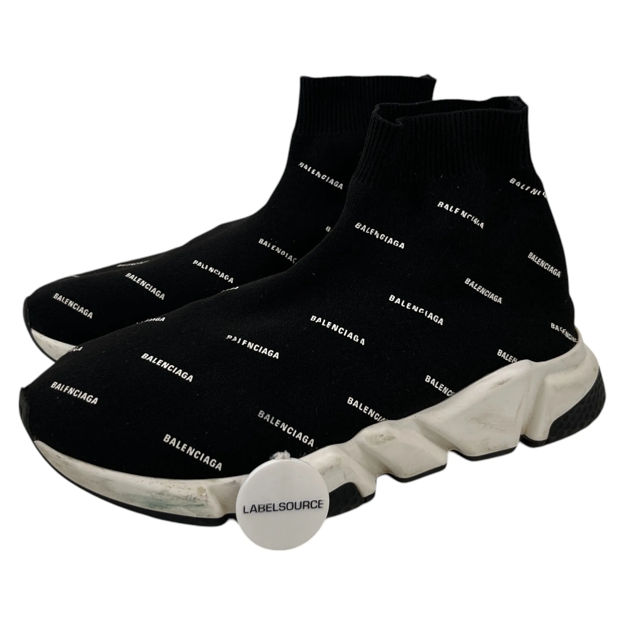 Men's Speed Sock High Trainers Black Size EU 40 / UK 6