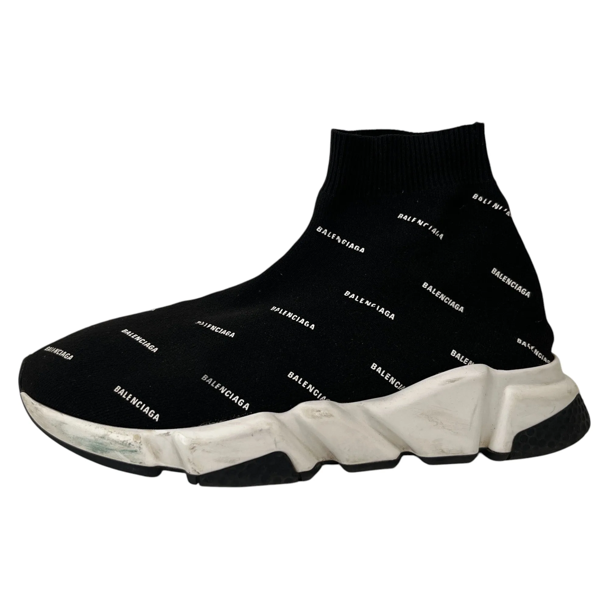 Men's Speed Sock High Trainers Black Size EU 40 / UK 6