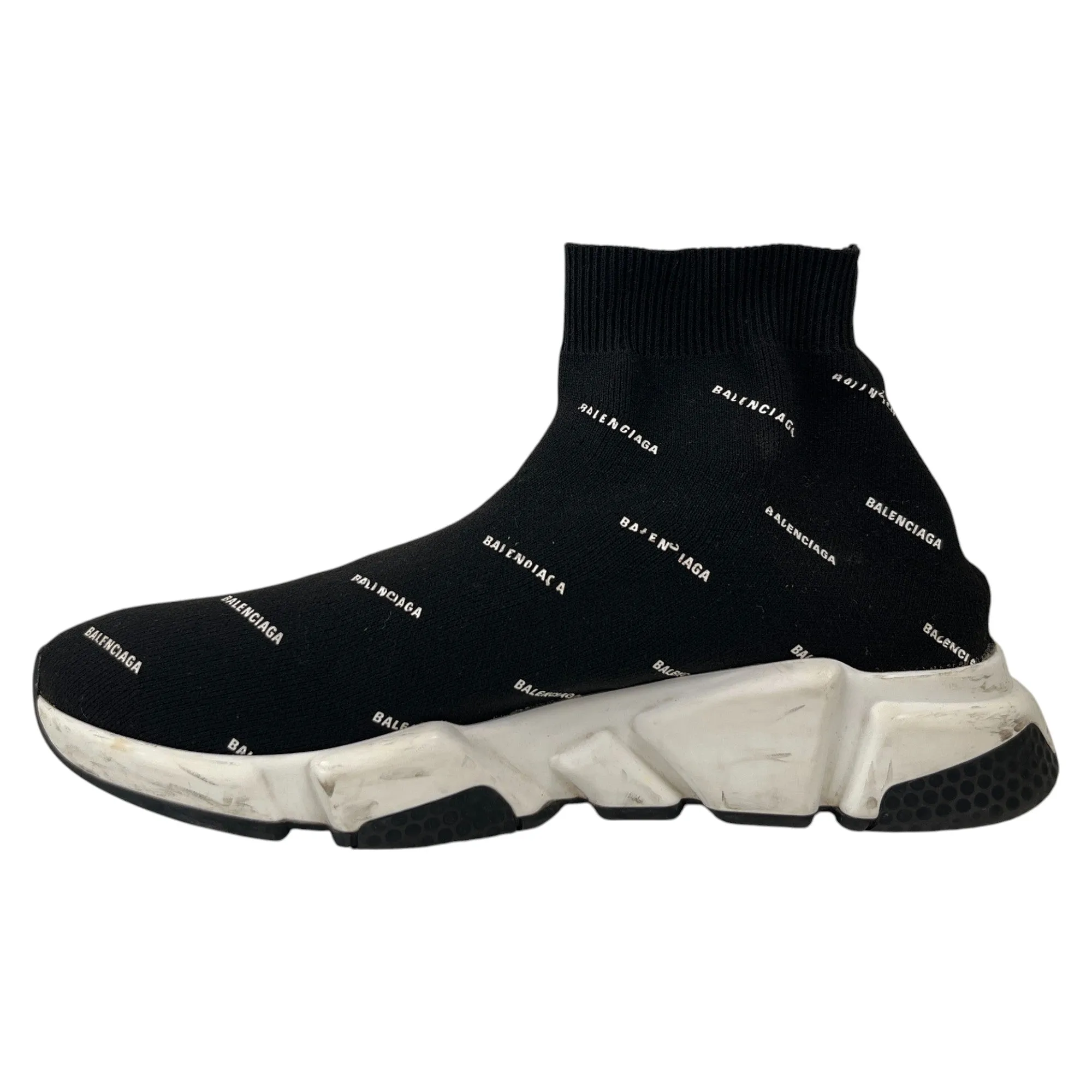 Men's Speed Sock High Trainers Black Size EU 40 / UK 6