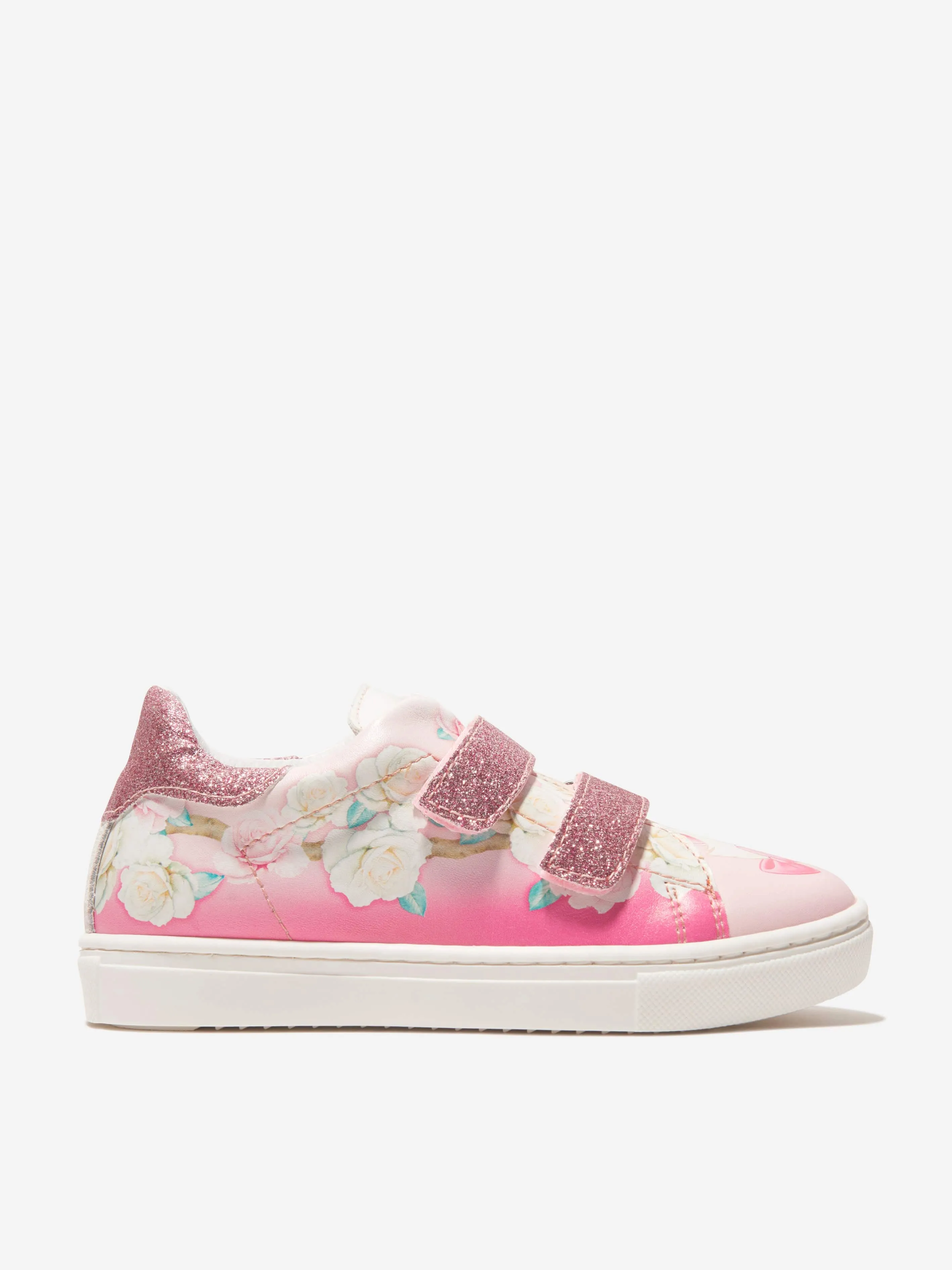 Monnalisa Girls Velcro Strap Marie Trainers