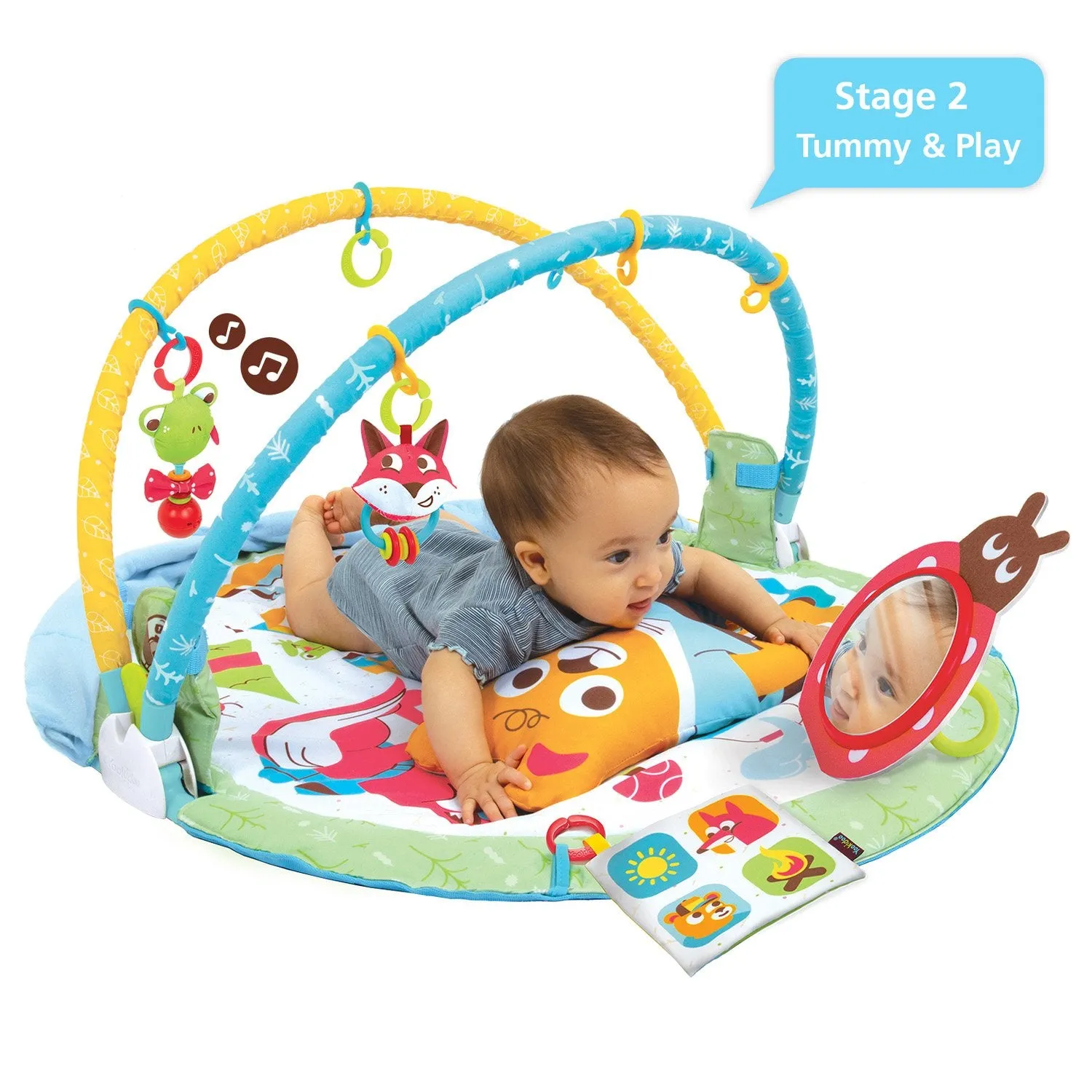 Multifunctional 3-Stage Infant Gym with Blanket and Toys