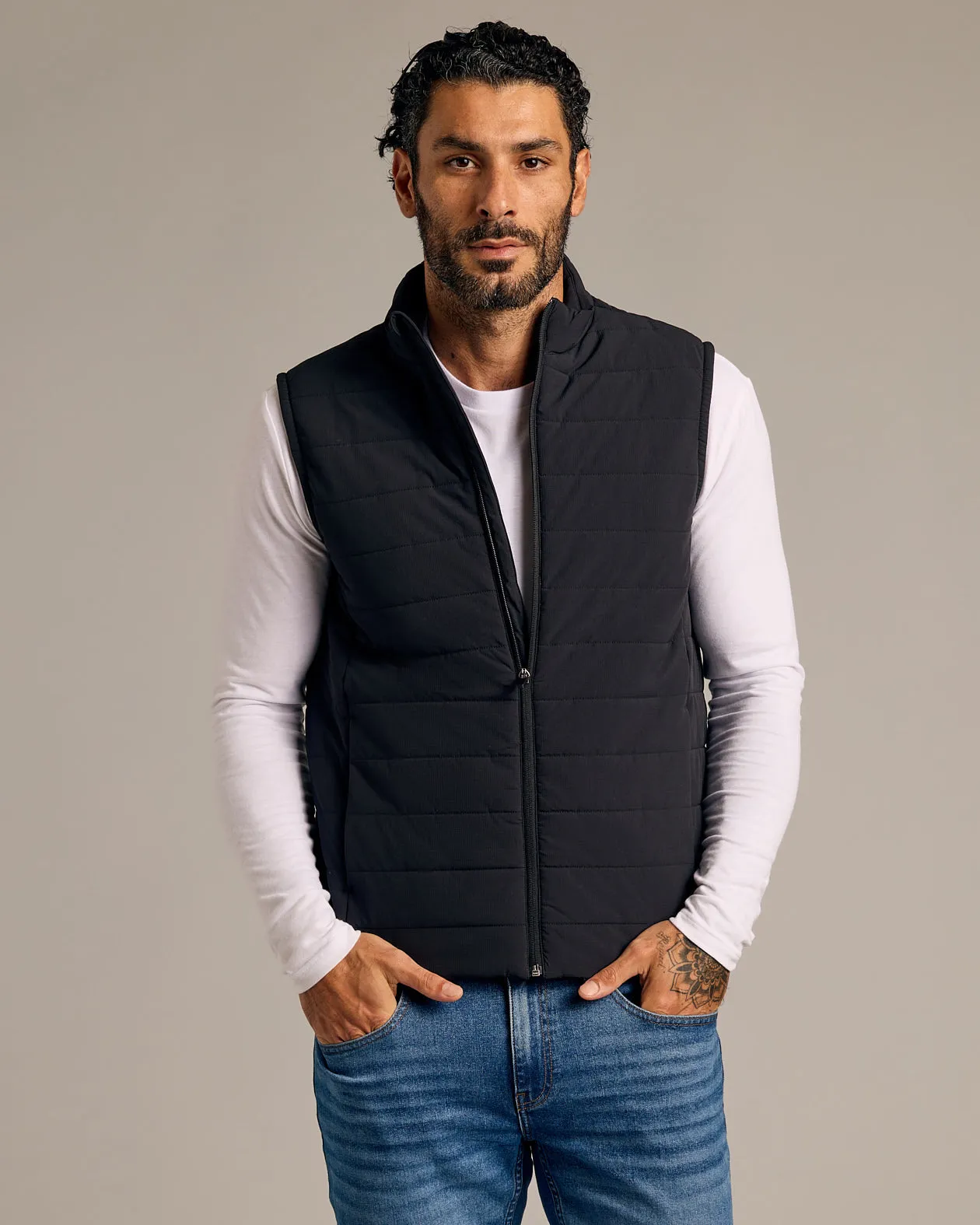 Neutral Navy Puffer Vest 3-Pack