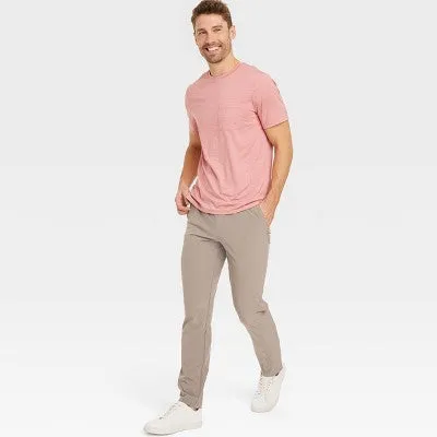 New - Men's Woven Pants - All In Motion Persuading Gray L