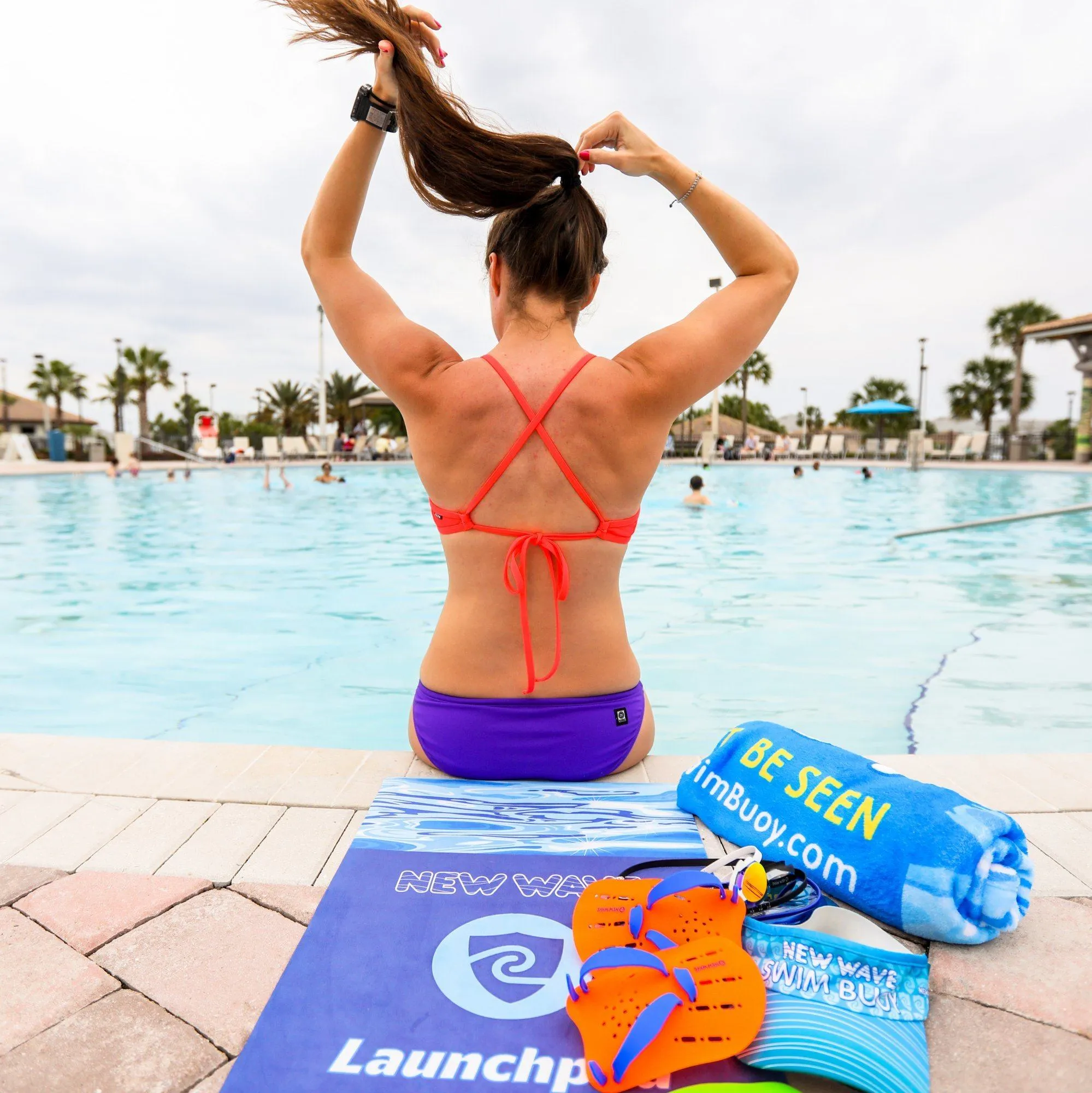 New Wave Launchpad Triathlon Transition Mat - The Fastest Way to Get Back to in Racing