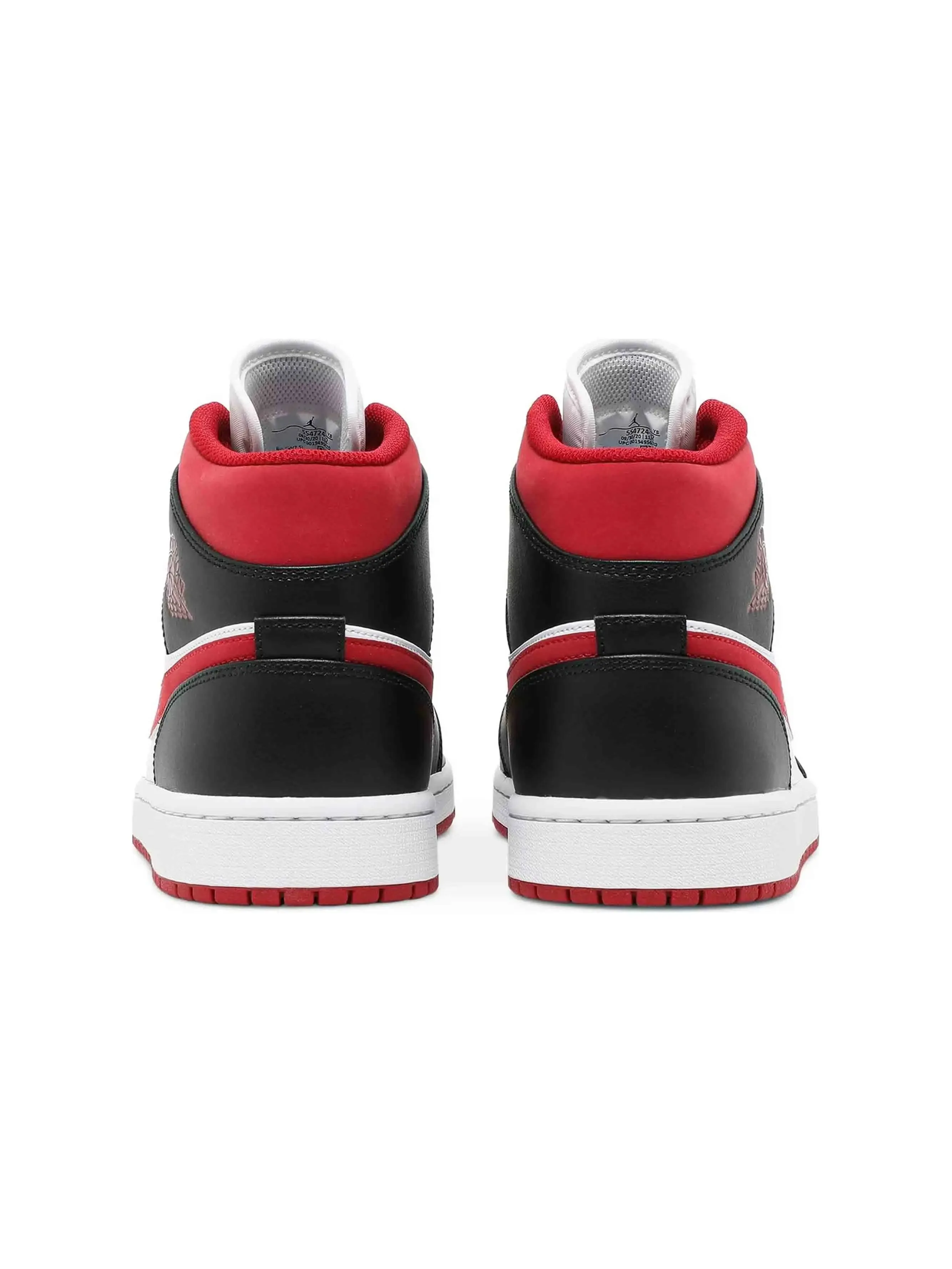 Nike Air Jordan 1 Mid Gym Red Black White