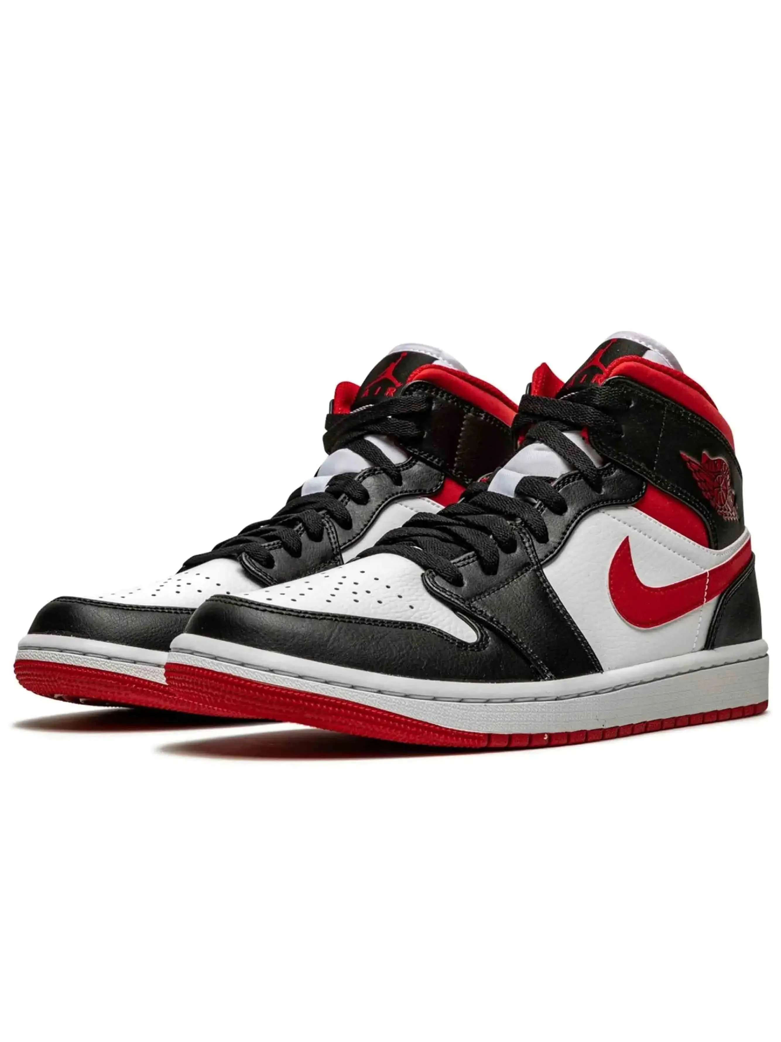 Nike Air Jordan 1 Mid Gym Red Black White