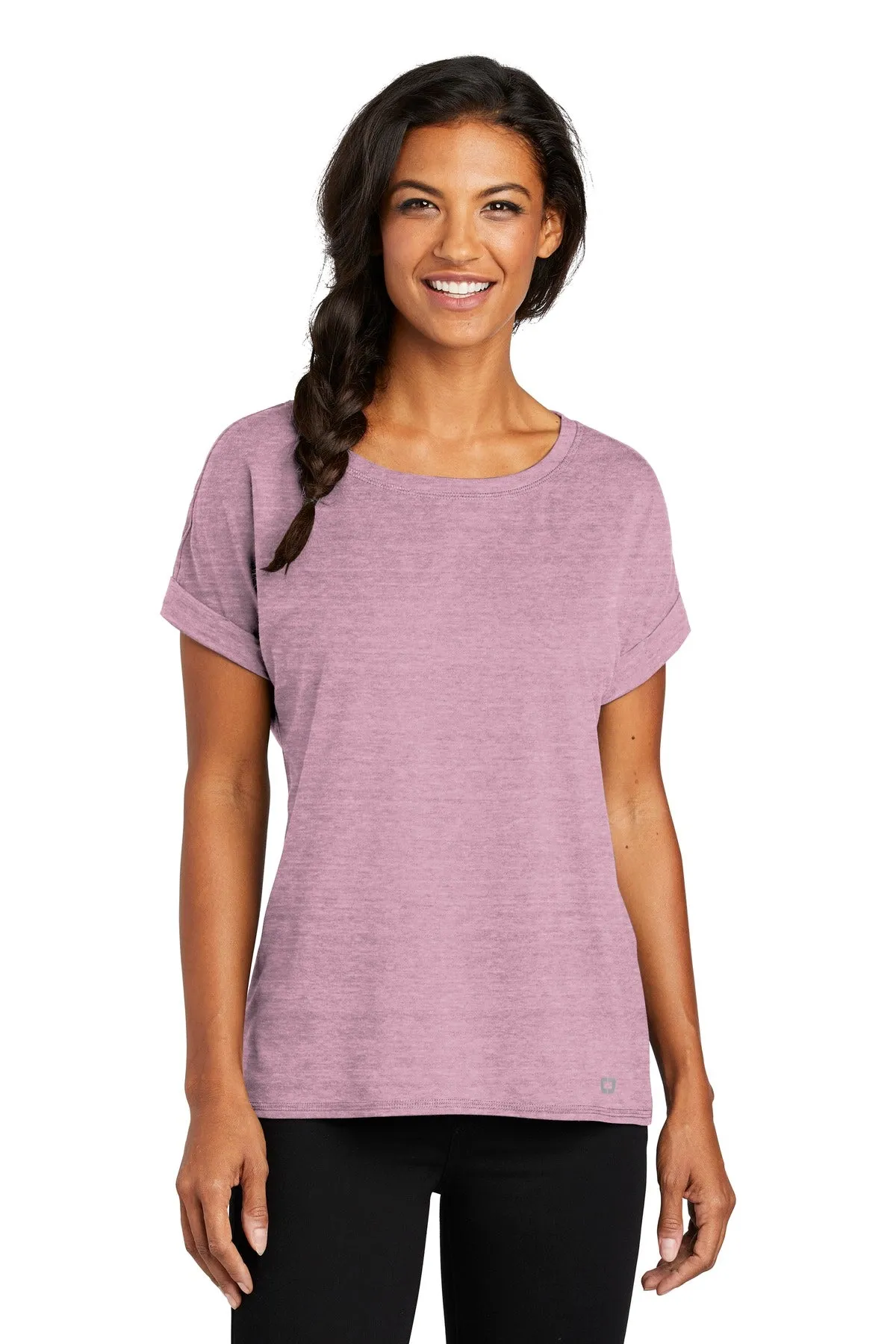 OGIO ® Ladies Luuma Cuffed Short Sleeve. LOG800