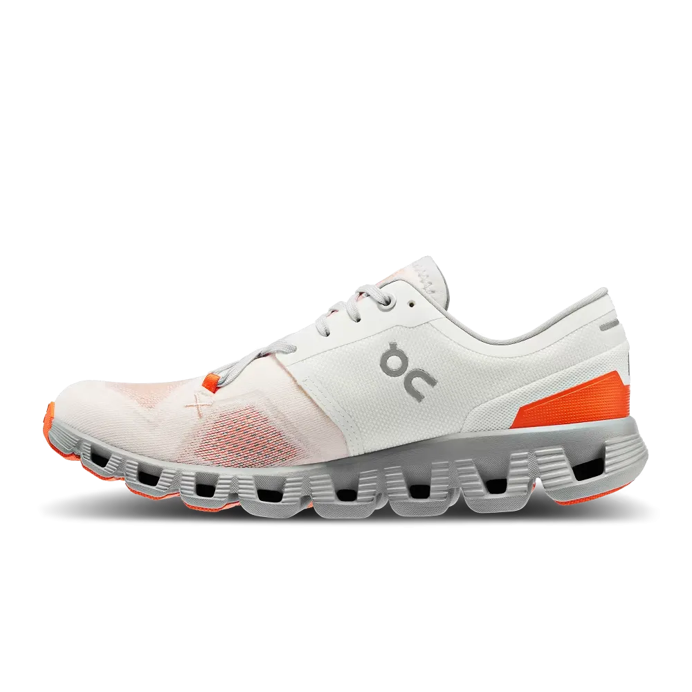 On Running Women's Cloud X 3 Shoes - Ivory / Alloy