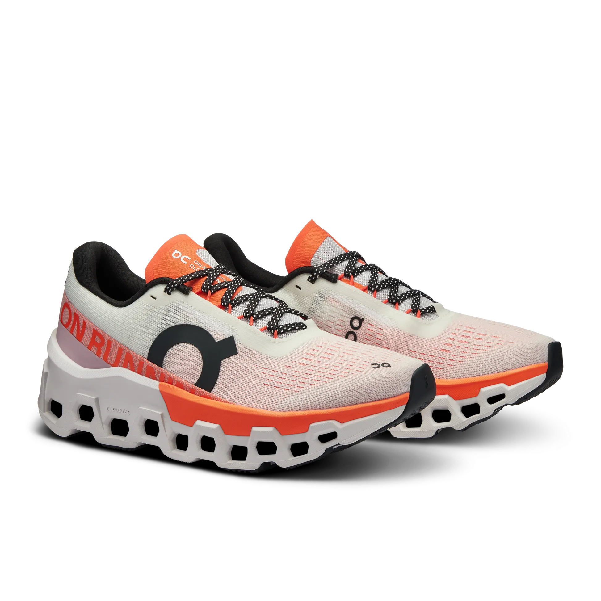 On Running Women's Cloudmonster 2 Shoes - Undyed / Flame