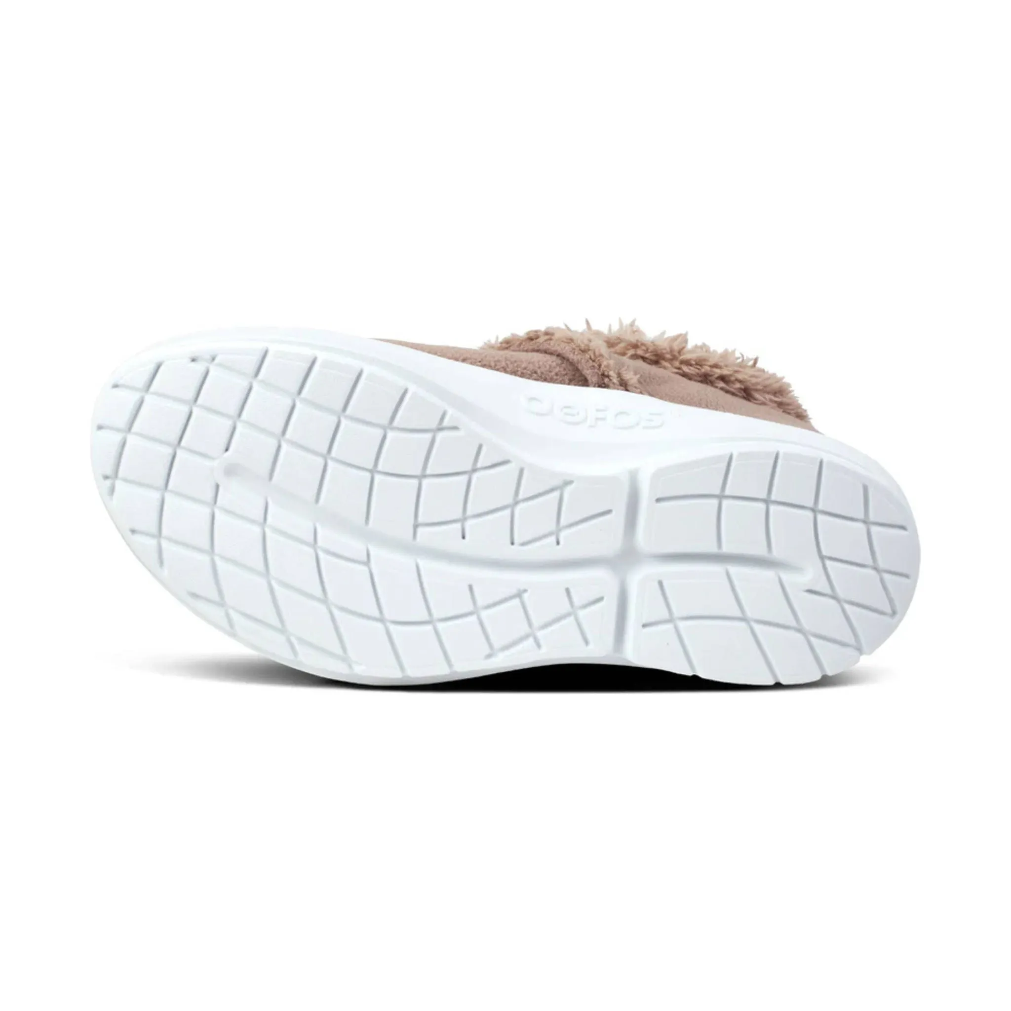 OOfos Women's OOcoozie Low Shoes - Chocolate Sherpa