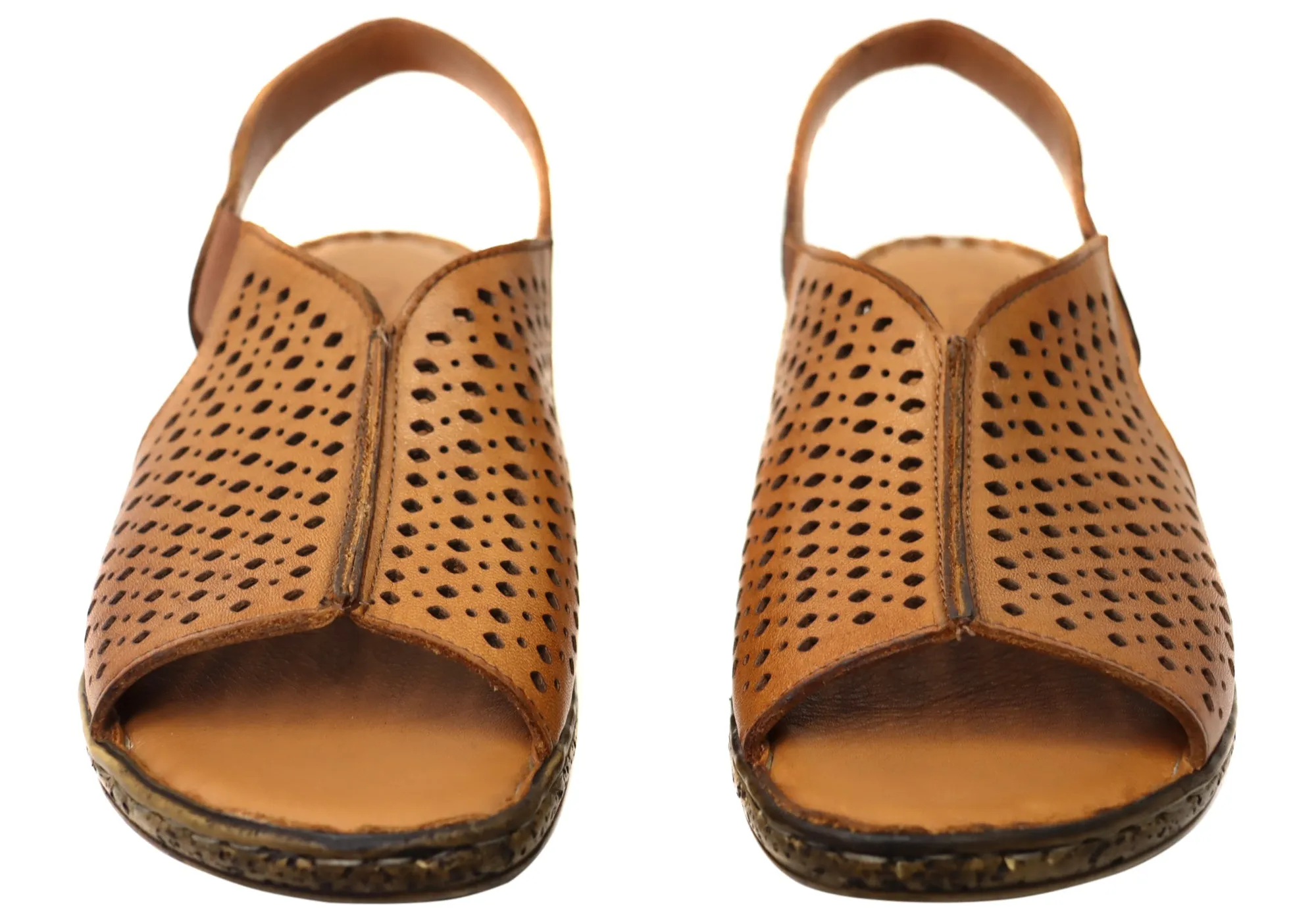 Orizonte Marlee Womens Comfortable European Leather Sandals