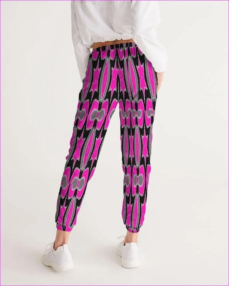 Pink Star  Womens Track Pants