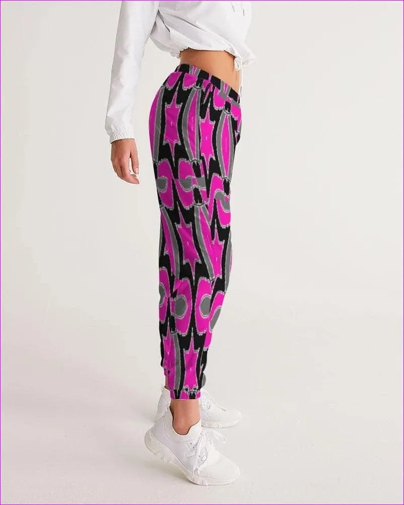 Pink Star  Womens Track Pants