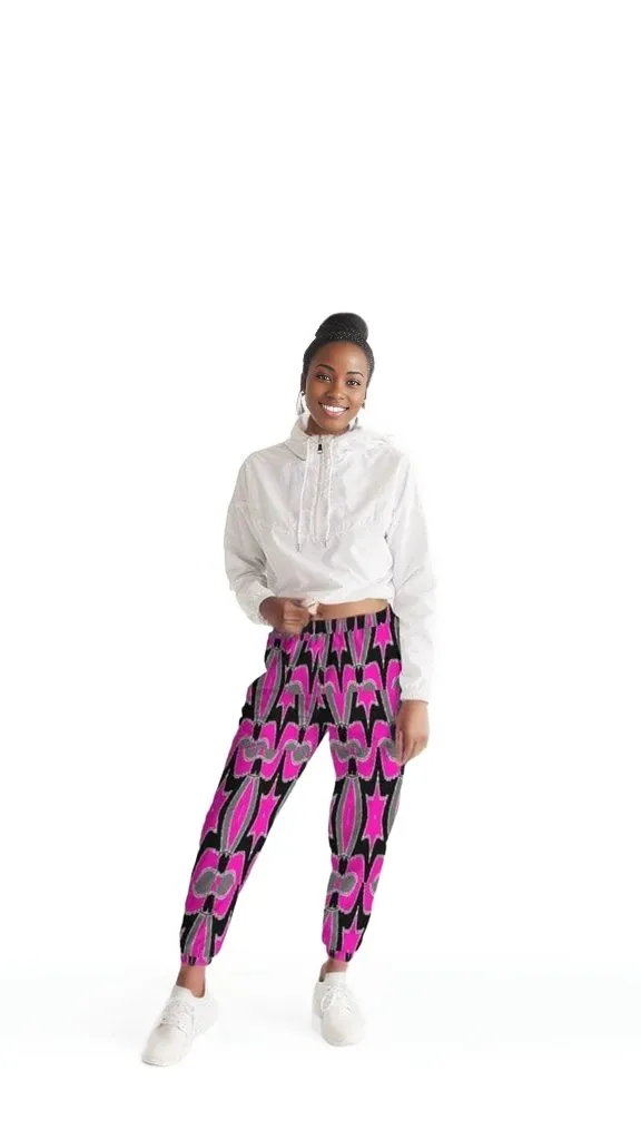 Pink Star  Womens Track Pants