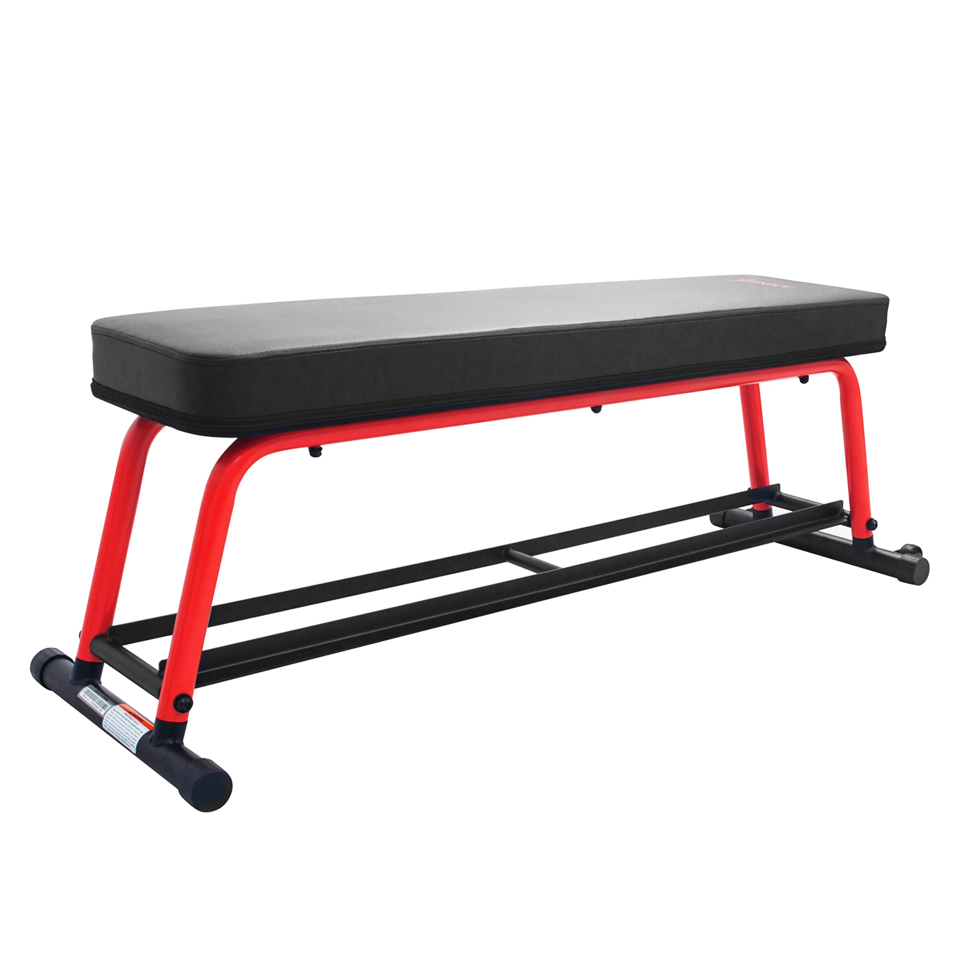 Power Zone Premium Strength Flat Bench With Dumbbell Rack