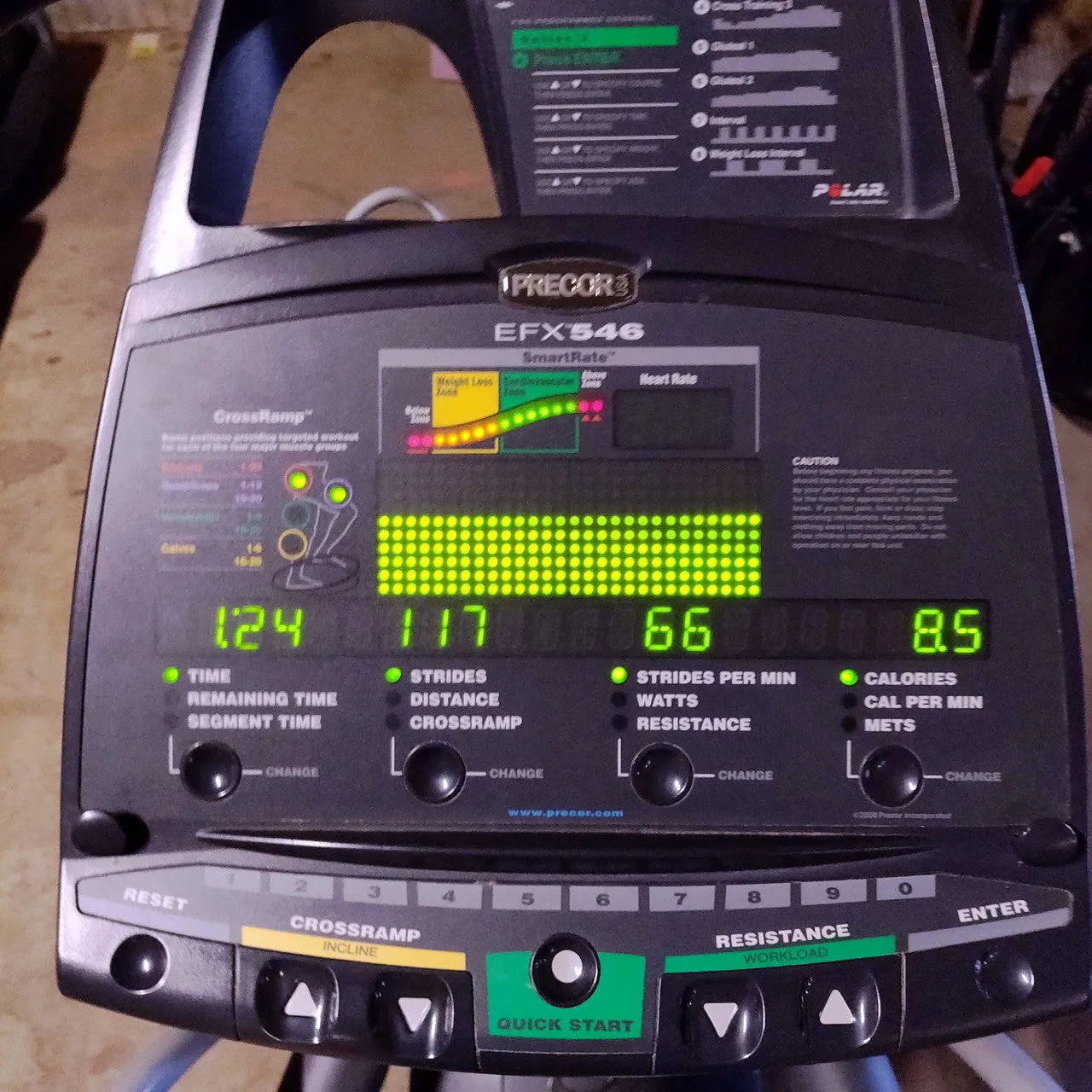 Precor Elliptical 546 Commercial Grade