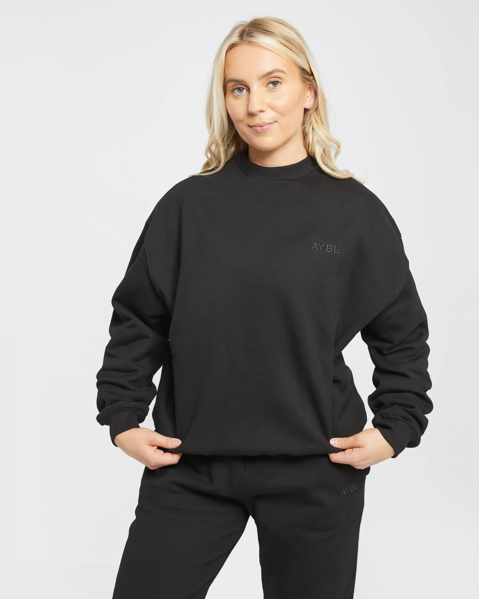 Premium Oversized Sweatshirt - Black