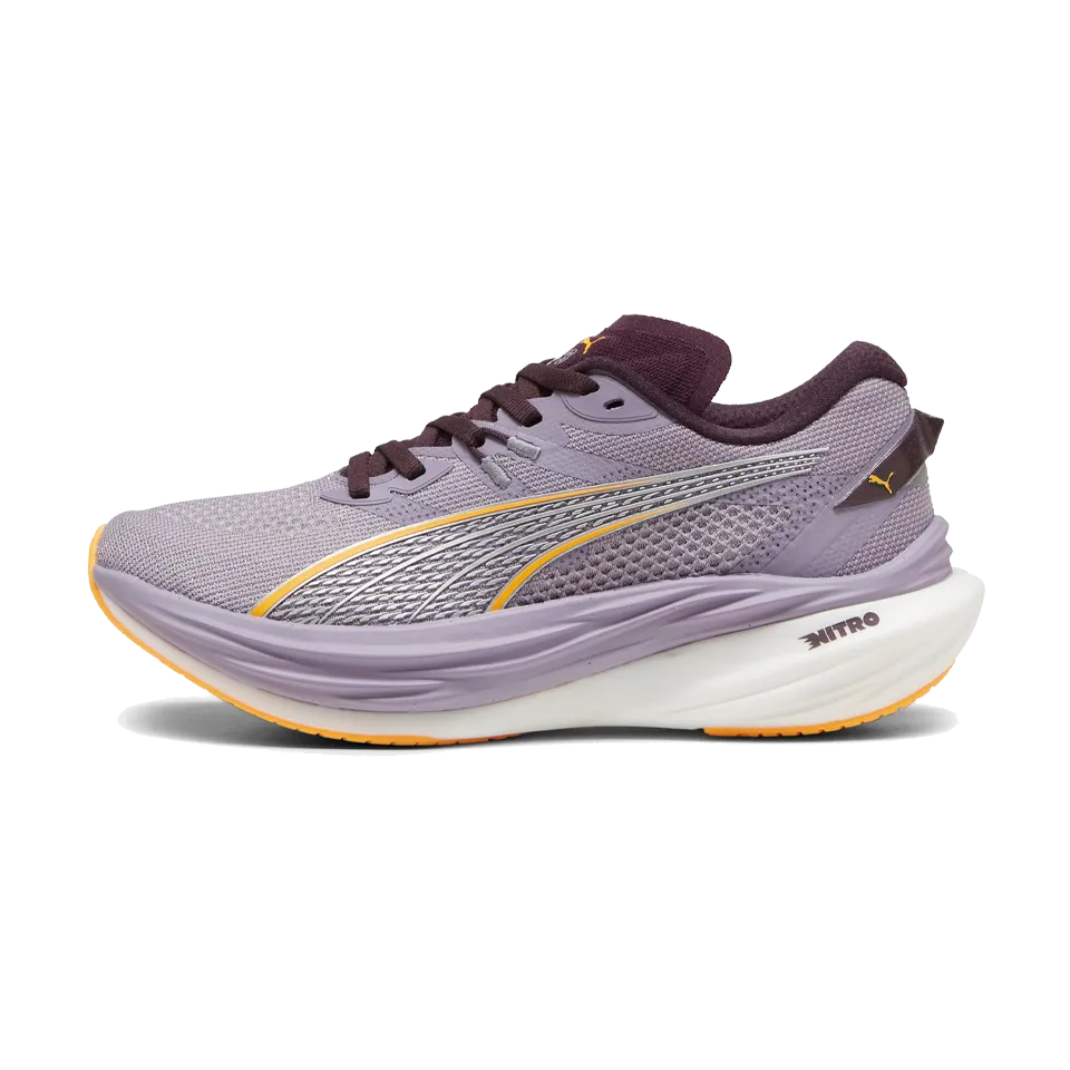 PUMA Women's Deviate NITRO 3 Pale Plum/Midnight Plum/Sun Stream