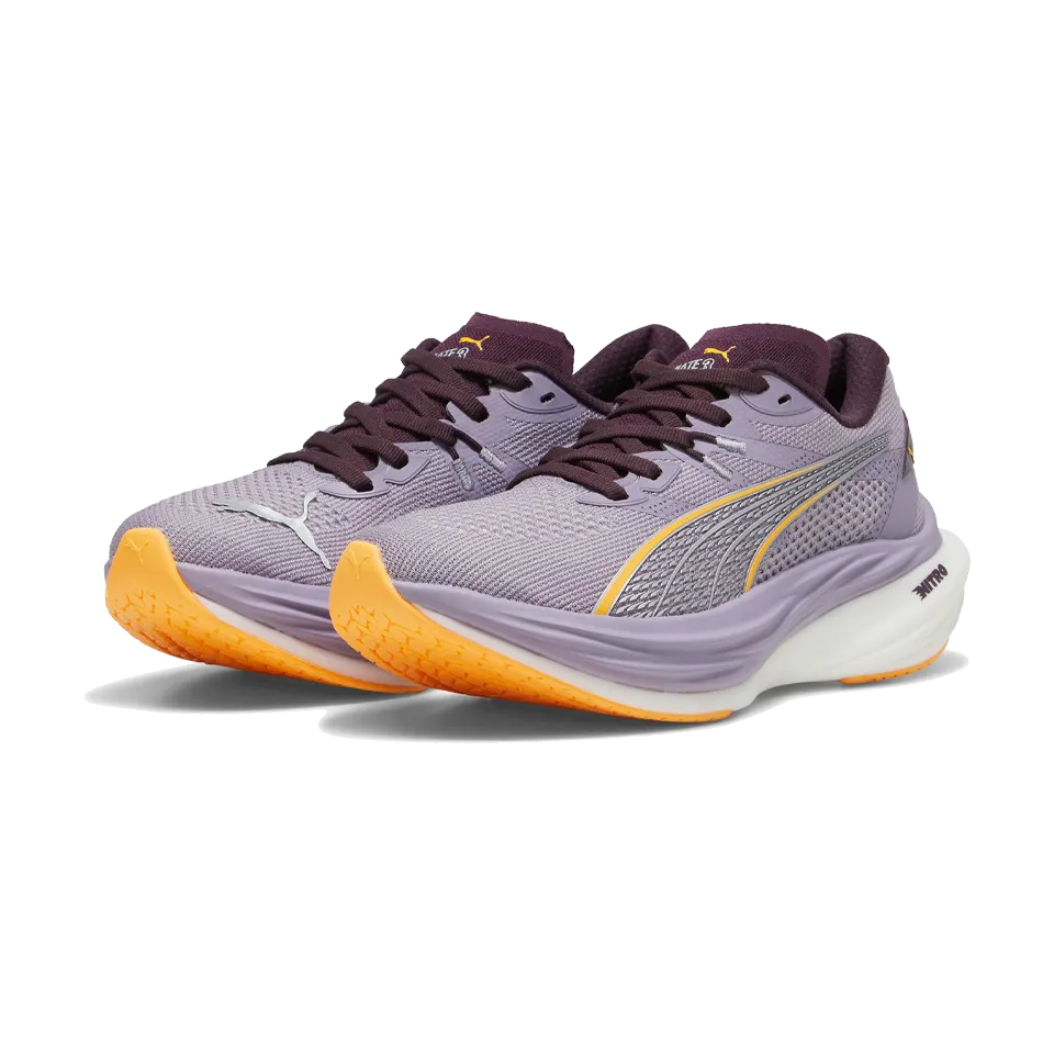 PUMA Women's Deviate NITRO 3 Pale Plum/Midnight Plum/Sun Stream