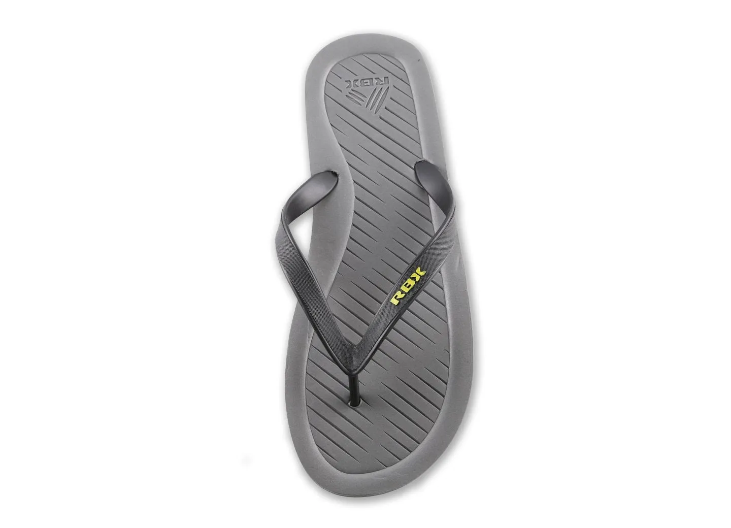 RBX Men's Comfort Footbed Flip Flop Black/White Size 10