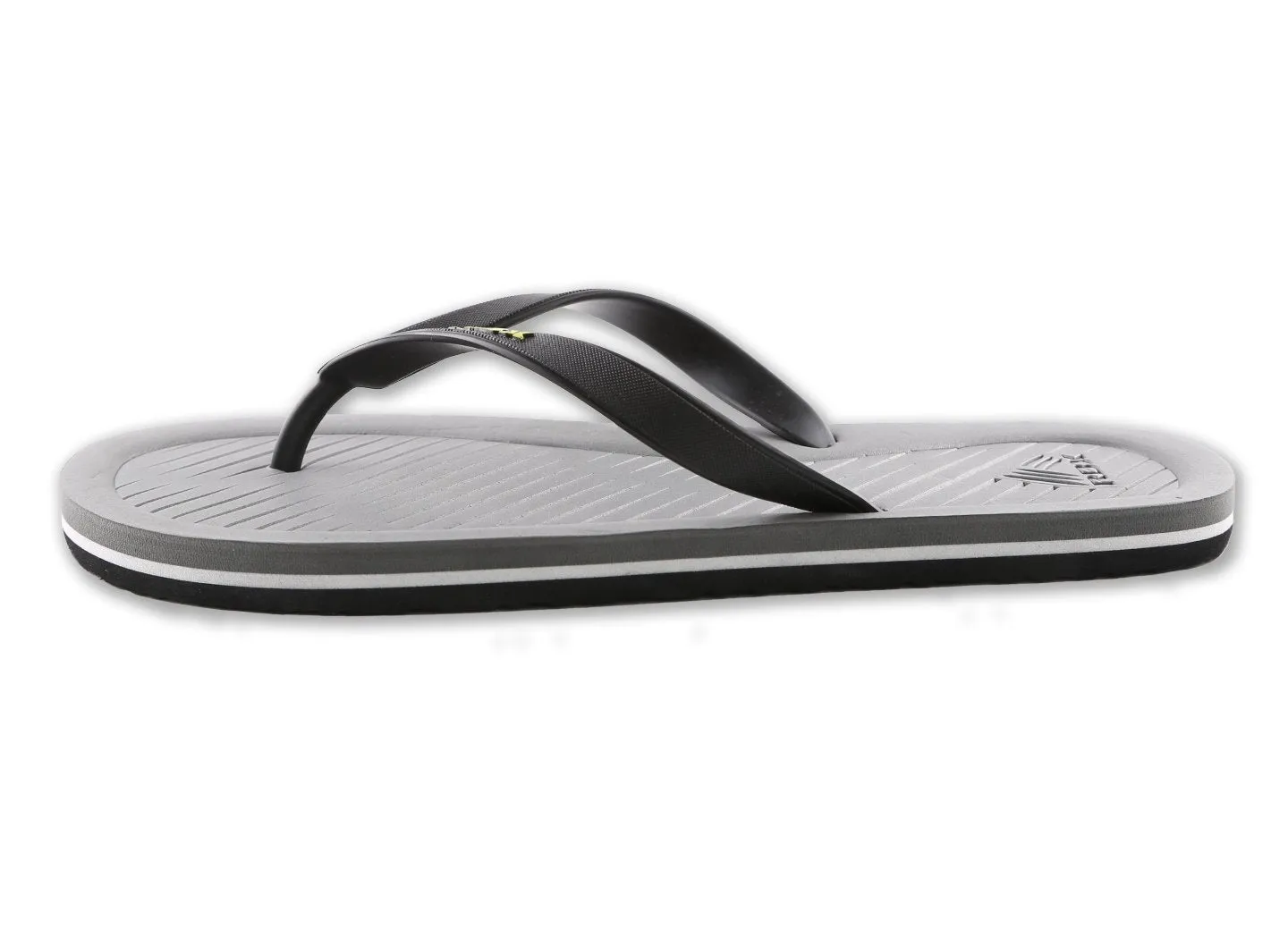 RBX Men's Comfort Footbed Flip Flop Black/White Size 10