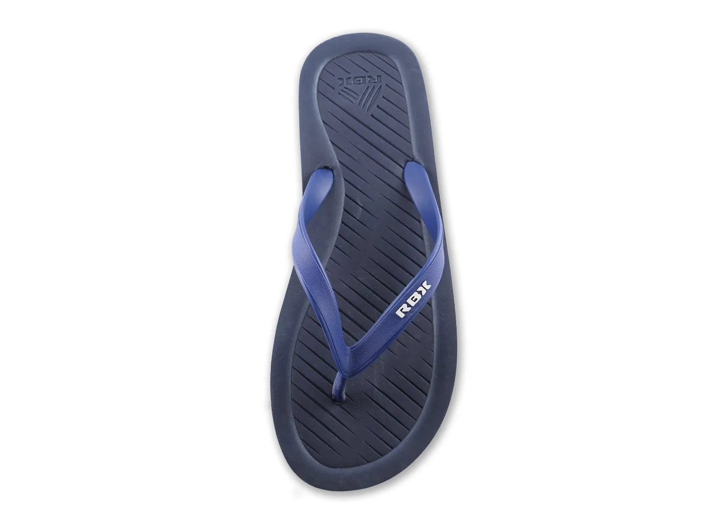 RBX Men's Comfort Footbed Flip Flop Black/White Size 10