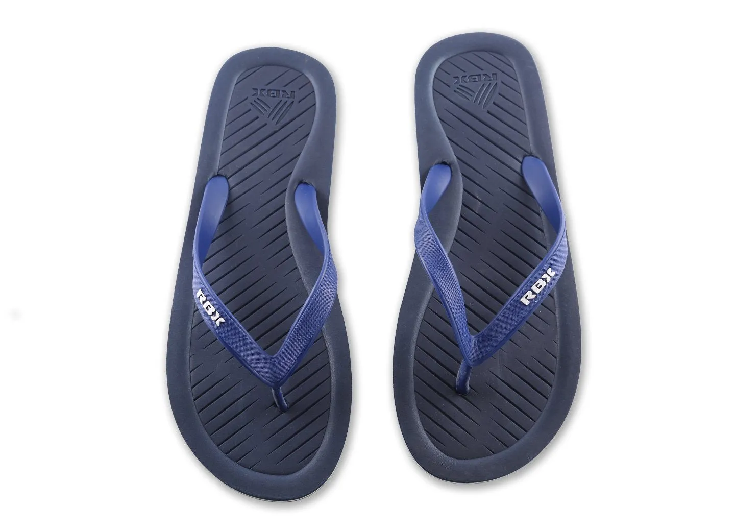 RBX Men's Comfort Footbed Flip Flop Black/White Size 10