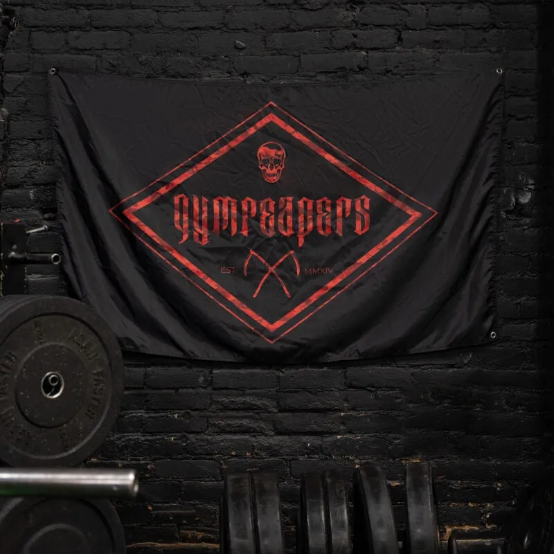 Reaper Diamond Gym Flag - Red Camo