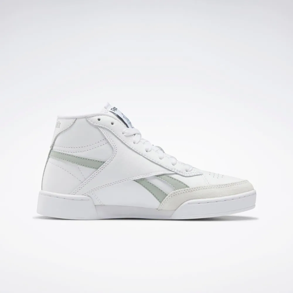 Reebok Footwear Women Club C Form Hi Shoes FTWWHT/SEASPR/CHLGRN