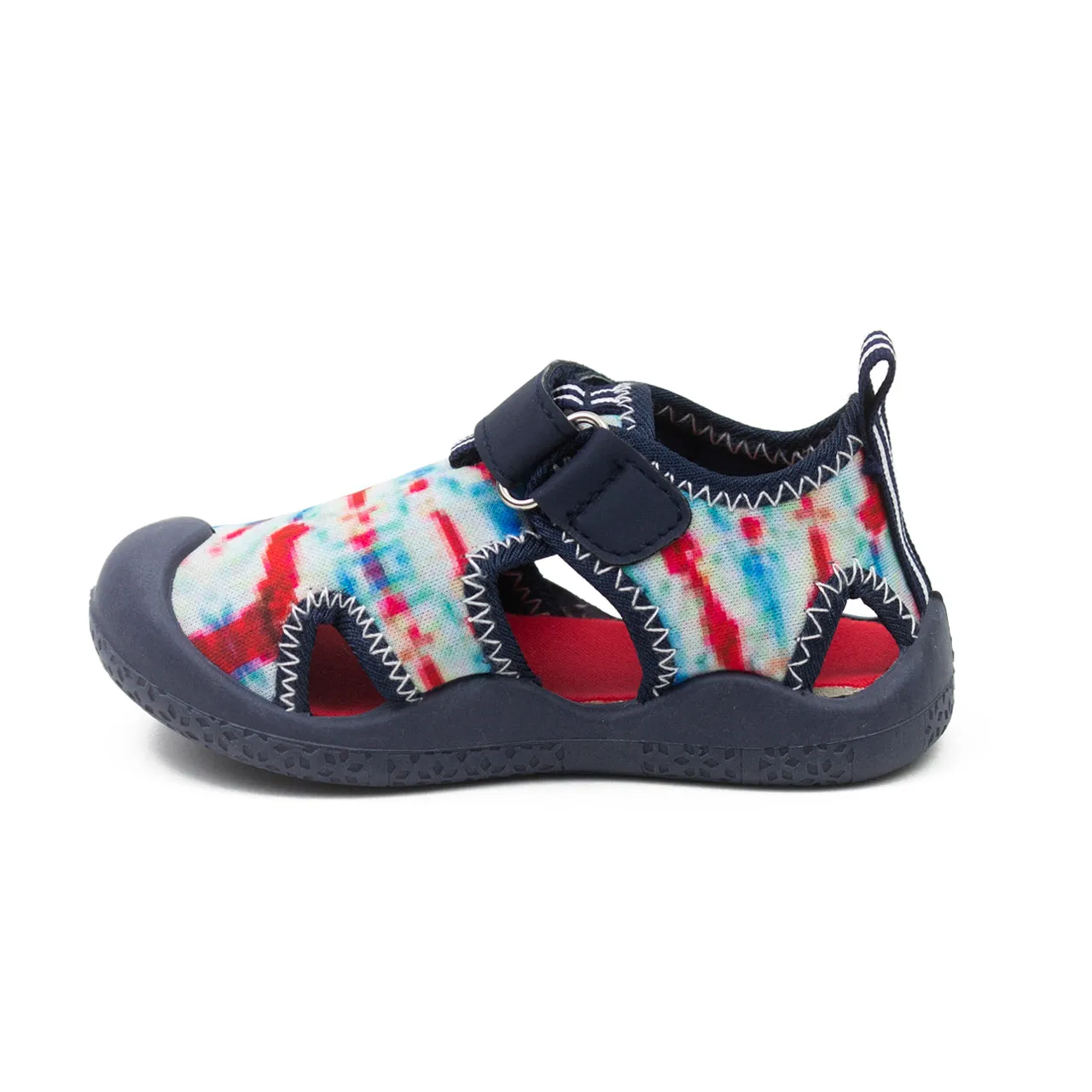 Remi Toddler Water Sandal - Tie Dye Red