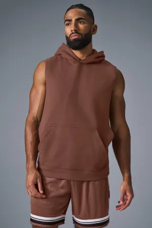 Renown Sleeveless Hoodie - Chestnut