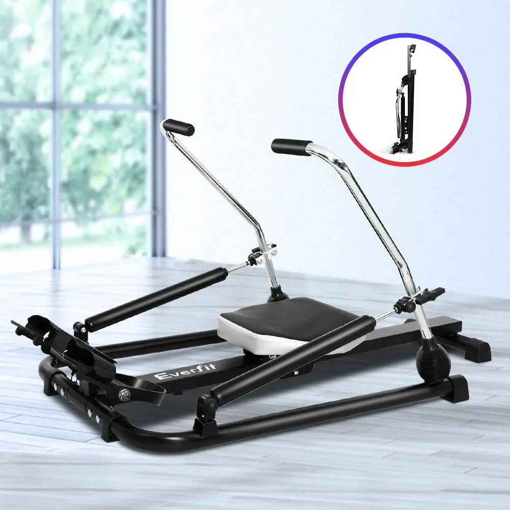 Resistance Rowing Exercise Machine Oil Cylinder System Rower Fitness Cardio