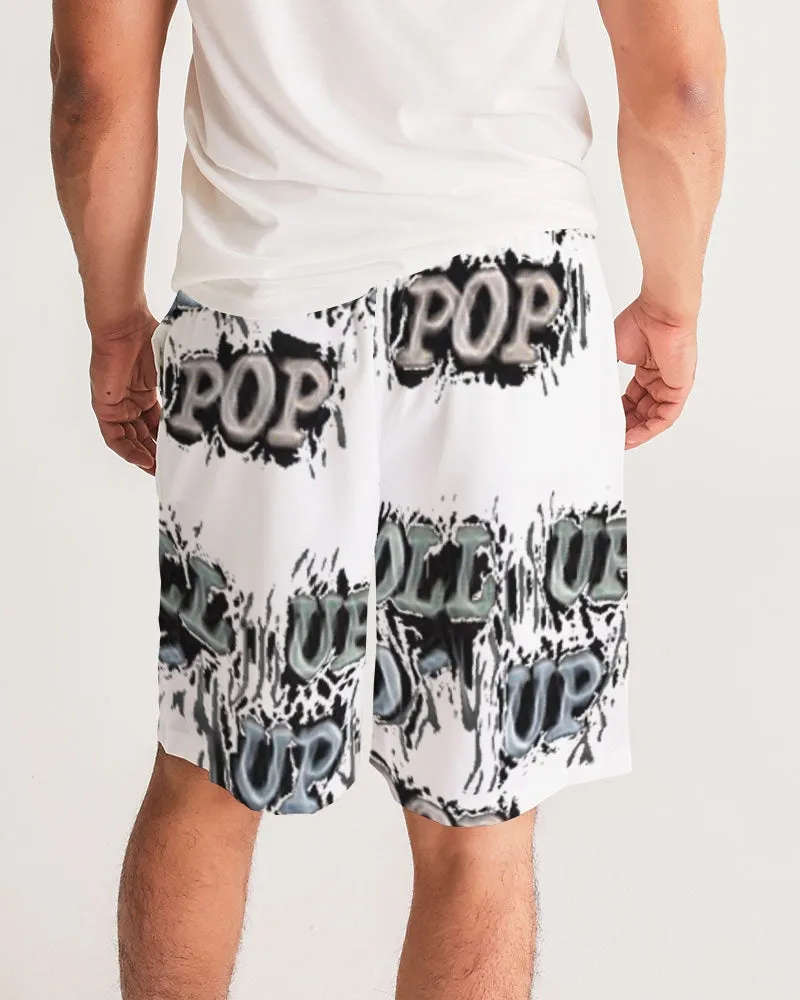 Roll Up Po' Up Pop Men's Jogger Shorts