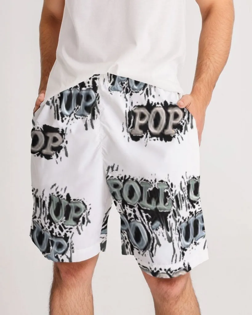 Roll Up Po' Up Pop Men's Jogger Shorts