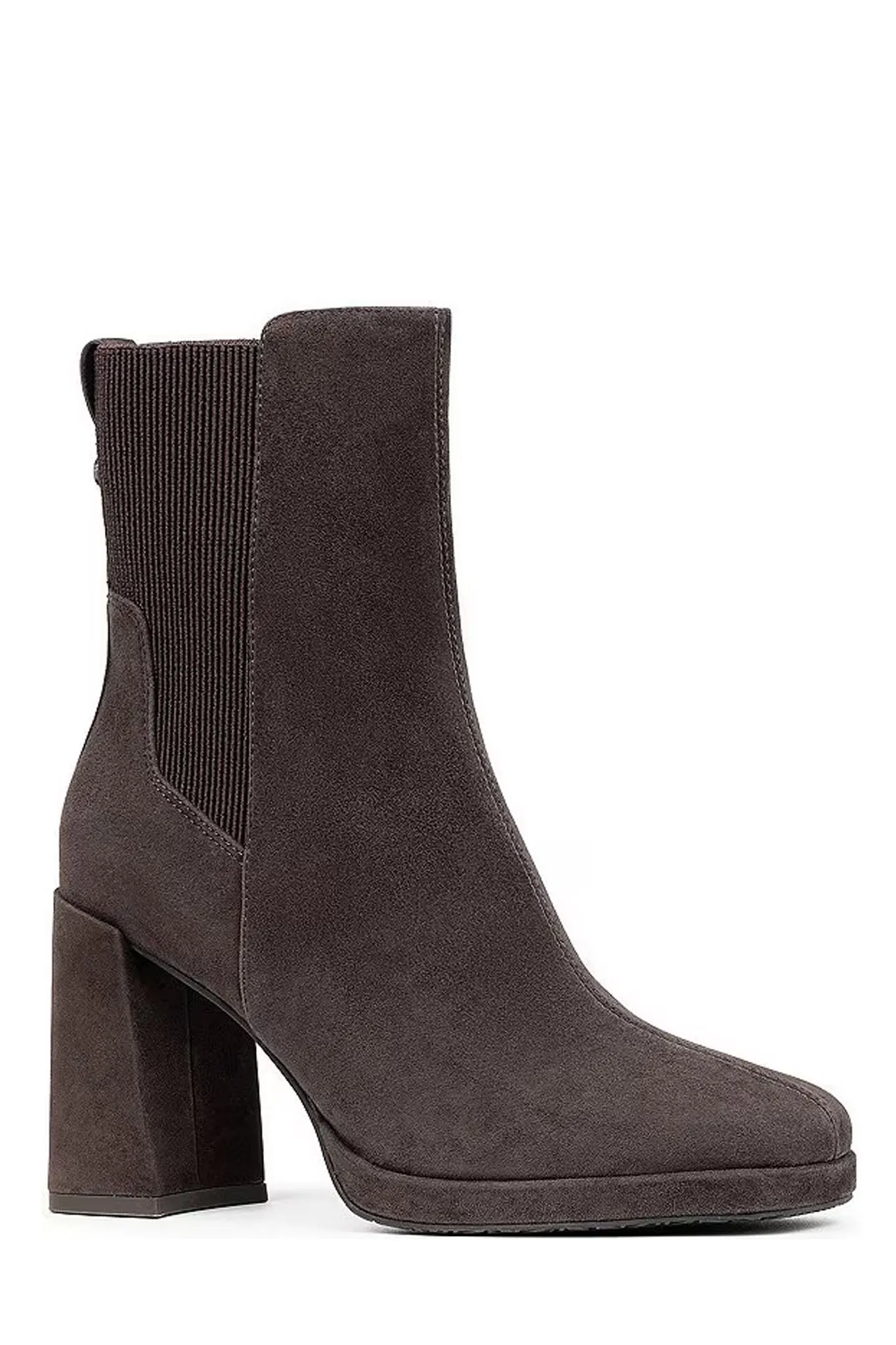 Rosemary Suede Boot - Dark Brown