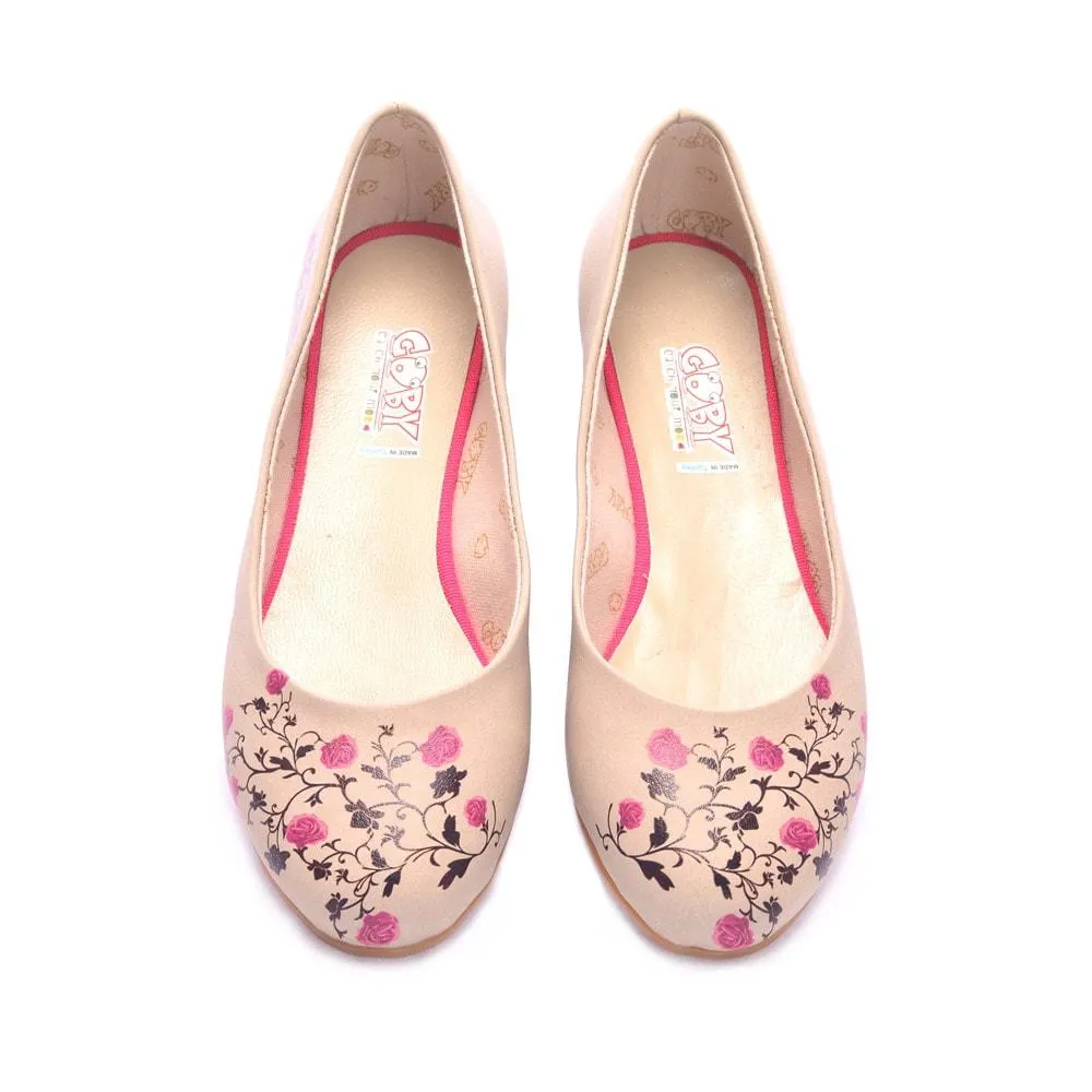 Roses Ballerinas Shoes 2016