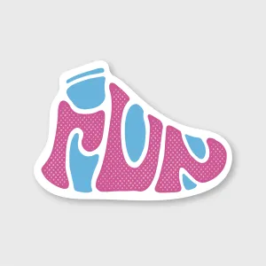 Run Sneaker Sticker