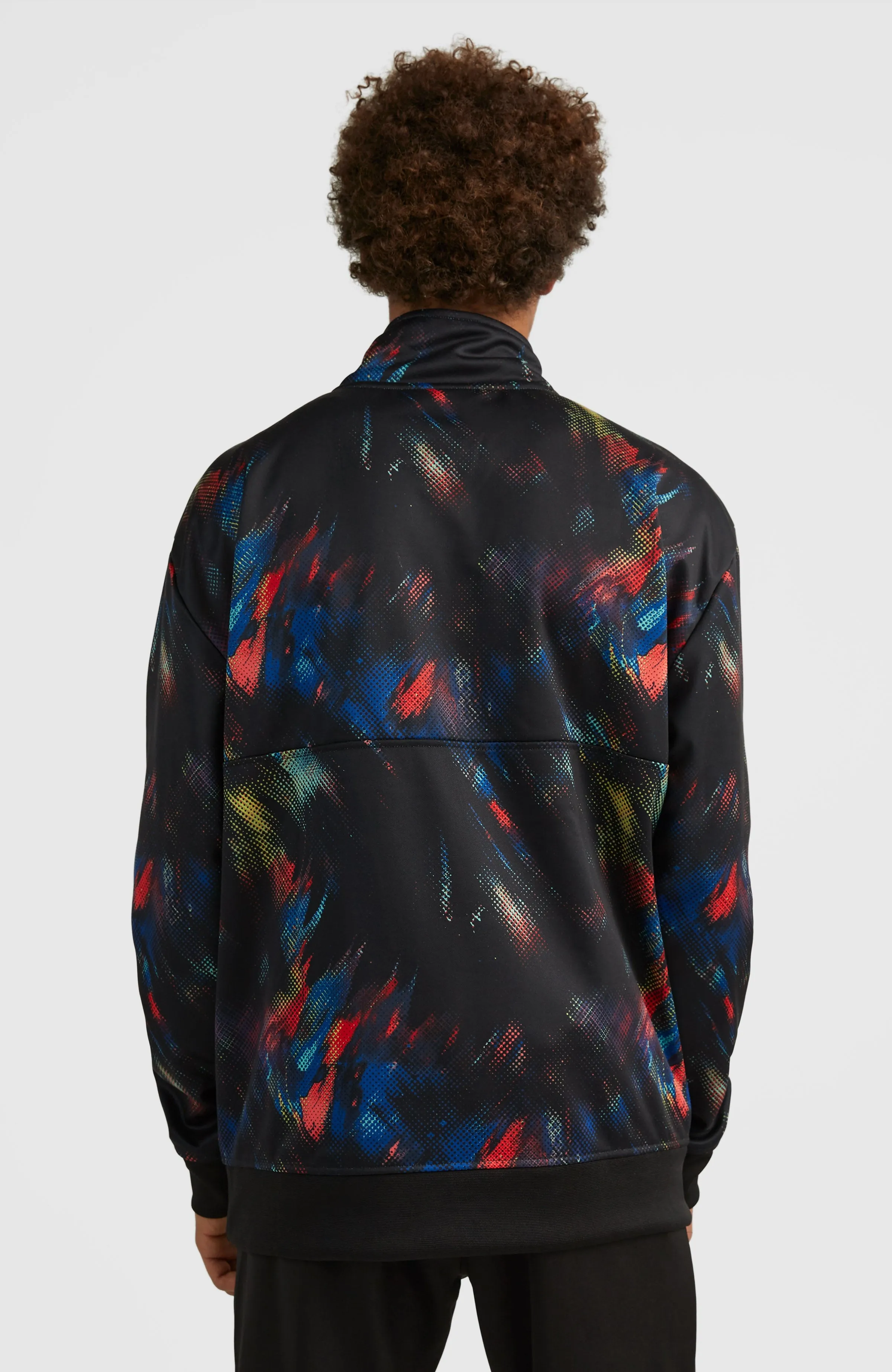 Rutile Solid Half Zip Anorak | Black Future Fade