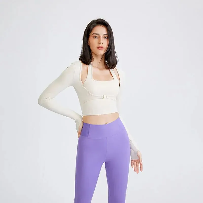 SleekFit 2-in-1 Crop Top Collection