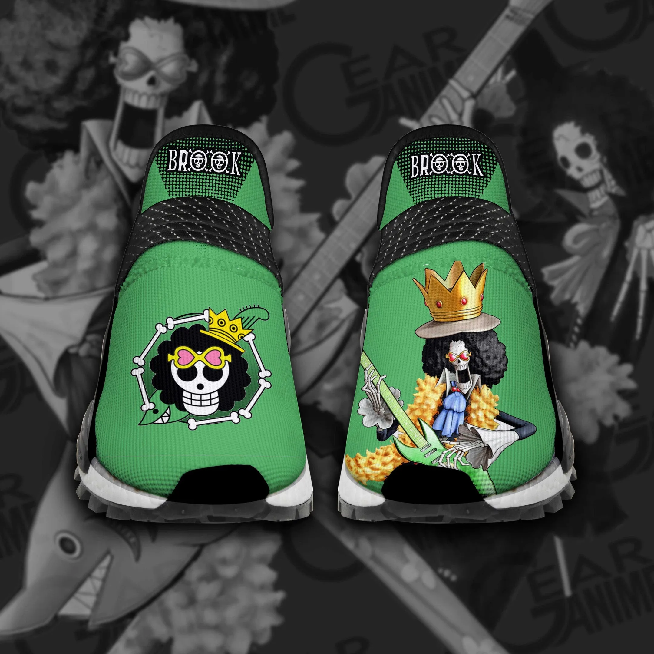 Soul King Brook Shoes OP Custom Anime Shoes TT11