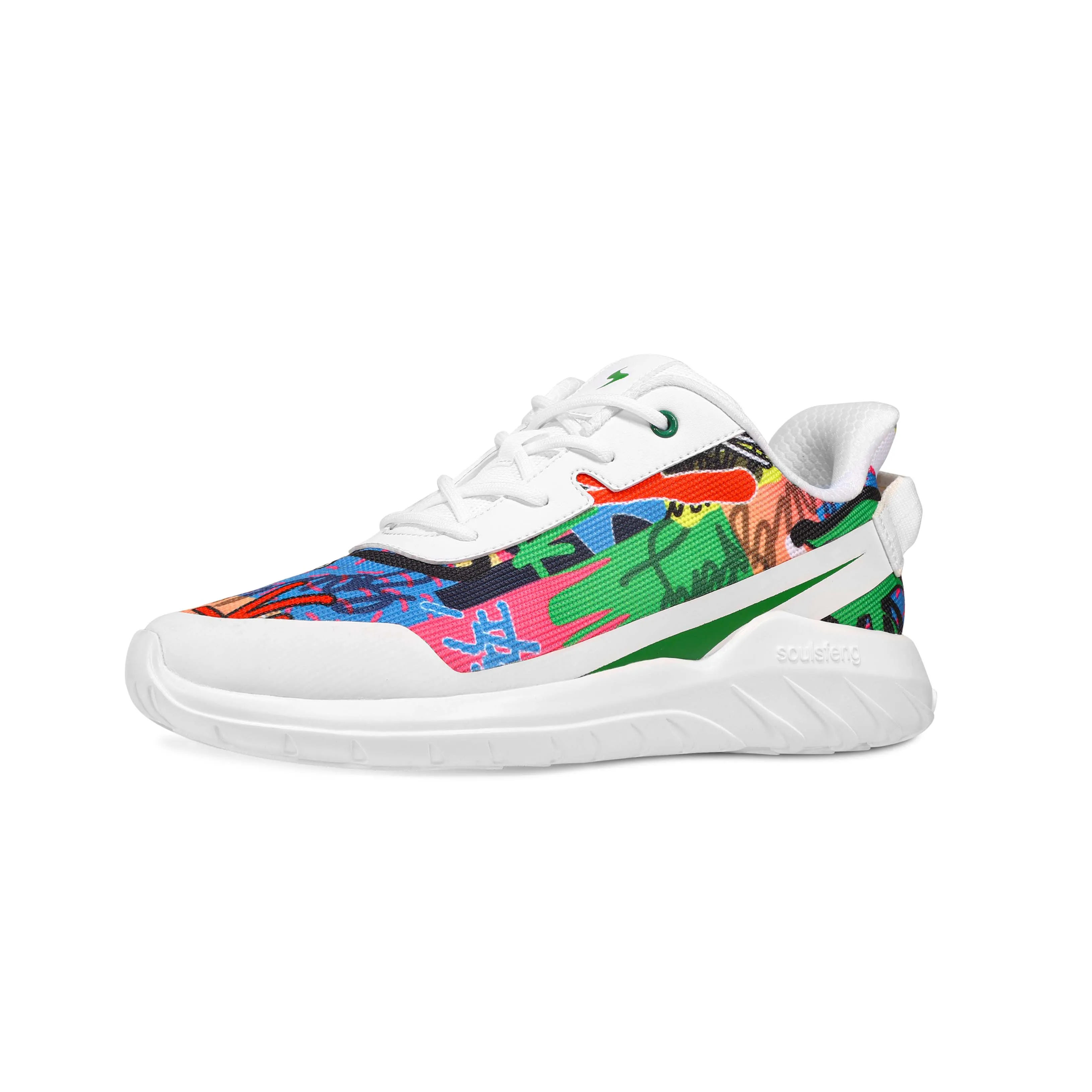 Soulsfeng Blackout Graffiti Sneaker - Kids