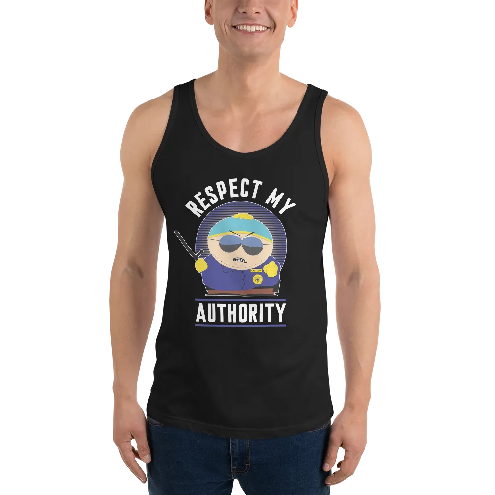 South Park Cartman Respect My Authority Unisex Tank Top