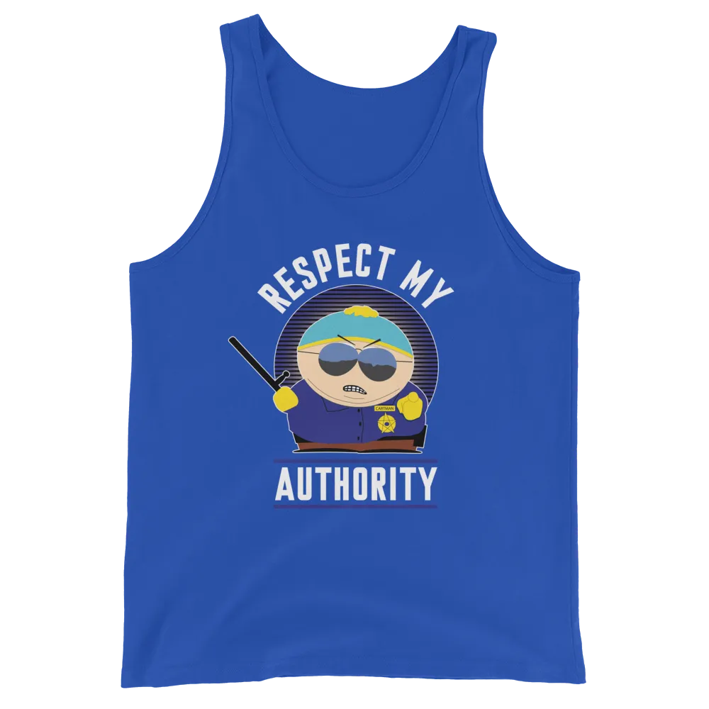 South Park Cartman Respect My Authority Unisex Tank Top