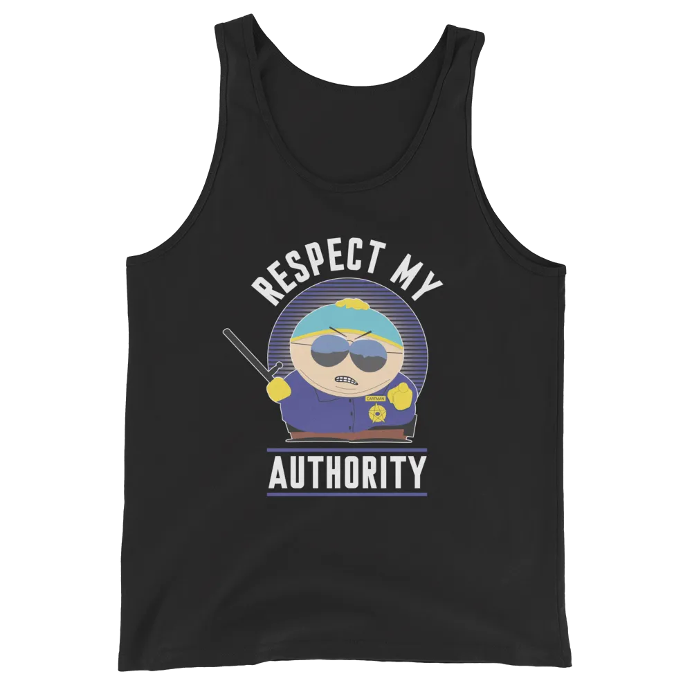 South Park Cartman Respect My Authority Unisex Tank Top