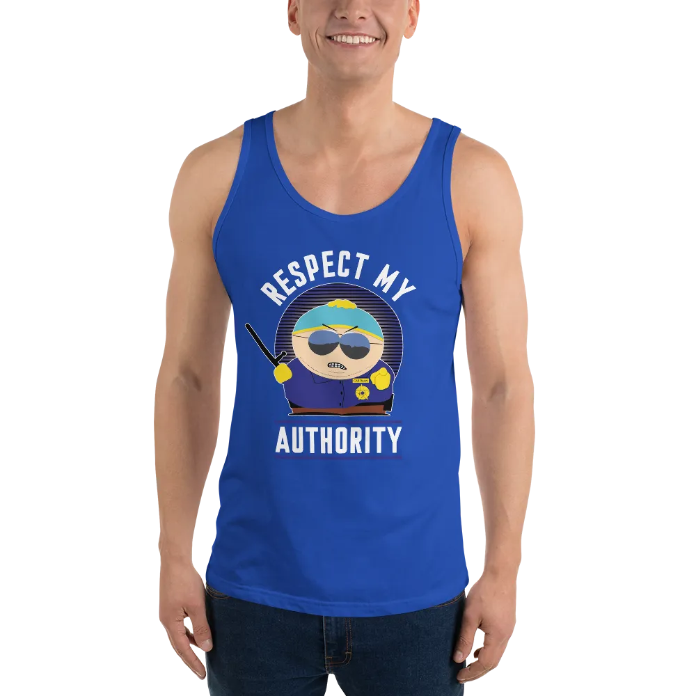 South Park Cartman Respect My Authority Unisex Tank Top