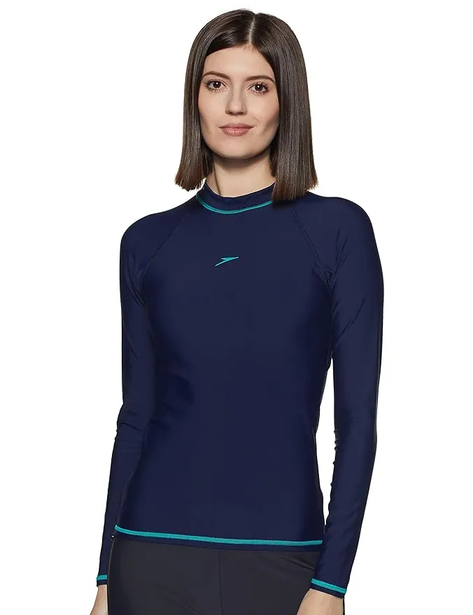 Speedo Female Swimwear Long Sleeve Suntop